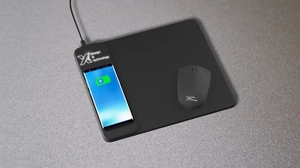 Tapis de souris avec chargeur induction 10W personnalisable