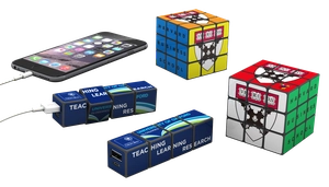 Rubik's powerbank - antistress personnalisable