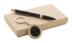 Set de 2 pièces dans un coffret cadeau en papier kraft. personnalisable