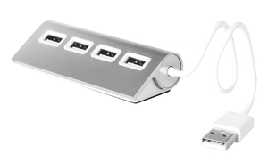 Hub USB 4 ports aluminium personnalisable