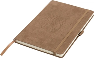 Carnet A5 imitation daim - couverture rigide personnalisable