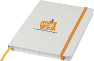 Carnet A5 avec élastique de couleur - 80 feuilles lignées personnalisable