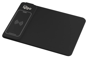 Tapis de souris avec chargeur induction 10W personnalisable