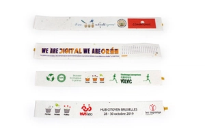 Bracelet en papier de graines 100% biodégradable personnalisable