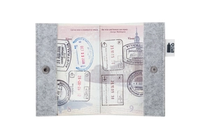 Housse pour passeport en RPET 100% personnalisable personnalisable