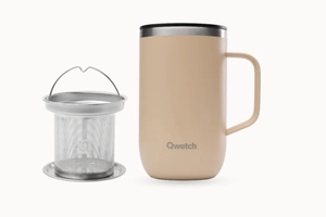 Mug isotherme tisanière QWETCH - 470 ml personnalisable