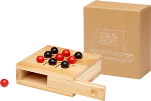 Jeu de morpion Strobus en bois personnalisable