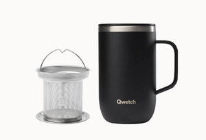 Mug isotherme tisanière QWETCH - 470 ml personnalisable
