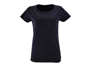 T shirt Femme manches courtes - coton bio et polyester recyclé personnalisable