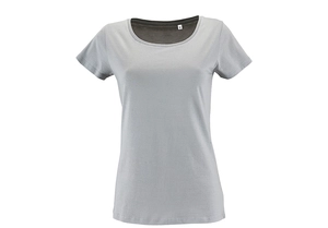 T shirt Femme manches courtes - coton bio et polyester recyclé personnalisable