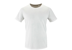 T shirt Homme manches courtes - coton bio et polyester recyclé personnalisable