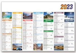 Calendrier Publicitaire Grand Format Recto Verso - Vertical personnalisable