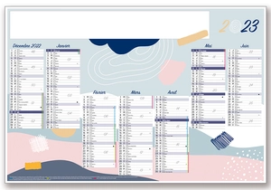 Calendrier Publicitaire Grand Format Recto Verso - Vertical personnalisable