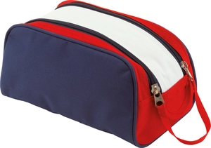 Trousse de toilette MARINA - trousse de toilette tricolore  personnalisable