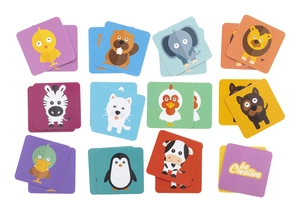 Jeu de mémory en papier avec motifs thématiques - fabrication europe personnalisable