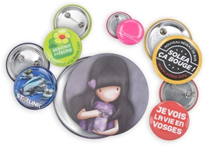 Badge bouton personnalisable