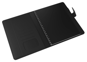 Conférencier A4 - carnet avec logo lumineux personnalisable