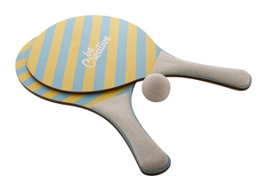 Jeu tennis de plage personnalisé - fabrication Europe personnalisable