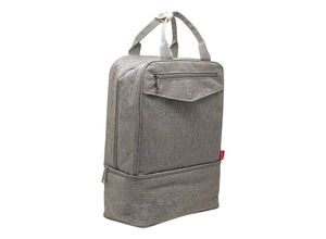 Sac à dos isotherme RPET gris chiné personnalisable