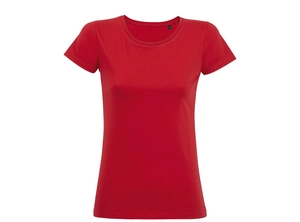 T shirt Femme manches courtes - coton bio et polyester recyclé personnalisable