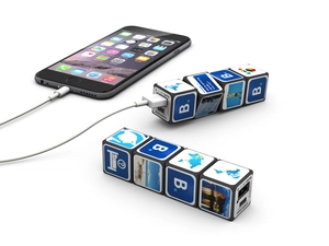 Rubik's powerbank - antistress personnalisable