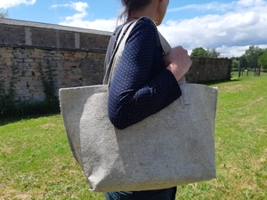 Sac Cabas 100% en fibre de Chanvre personnalisable