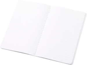 Carnet avec couverture en papier biosourcé - 80 feuilles lignées personnalisable