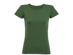 T shirt Femme manches courtes - coton bio et polyester recyclé personnalisable