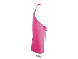 Tablier long avec poches en polyester et coton personnalisable