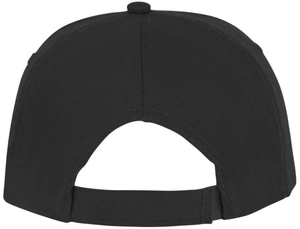 Casquette sandwich 5 panneaux avec fermeture velcro - Œillets brodés personnalisable