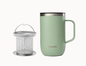 Mug isotherme tisanière QWETCH - 470 ml personnalisable