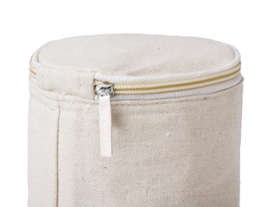 Sac isotherme spécial bouteille en coton recyclé - avec bandoulière personnalisable