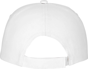 Casquette 5 panneaux avec fermeture velcro - Œillets brodés personnalisable