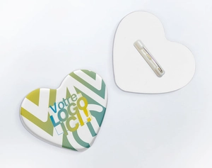 Badge Textile 100% personnalisable avec forme sur-mesure personnalisable