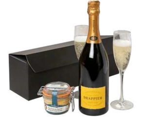Coffret gourmand FOIE GRAS & CHAMPAGNE personnalisable