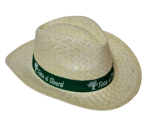 Chapeau en paille fabrication Espagne BASIC personnalisable