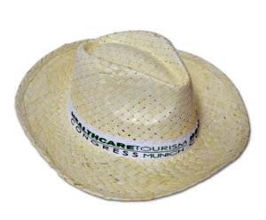 Chapeau en paille naturelle BASIC - fabrication Espagne personnalisable