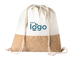 Sac en coton 145g et liège naturel personnalisable