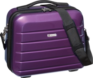 Valise cosmétique avec fermeture à combinaison - trousse de toilette trolley personnalisable