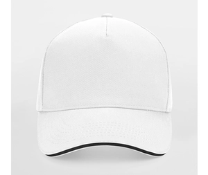 Casquette 5 panneaux bicolore - Taille réglable Rip-Strip® personnalisable
