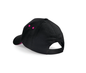 Casquette 5 panneaux bicolore - Taille réglable Rip-Strip® personnalisable