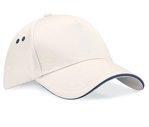 Casquette 5 panneaux bicolore - Taille réglable Rip-Strip® personnalisable