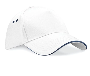 Casquette 5 panneaux bicolore - Taille réglable Rip-Strip® personnalisable