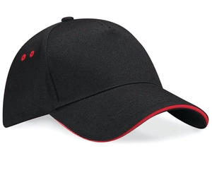 Casquette 5 panneaux bicolore - Taille réglable Rip-Strip® personnalisable