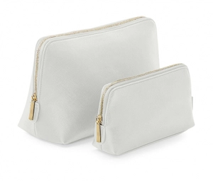 Trousse en similicuir double couche grand format personnalisable