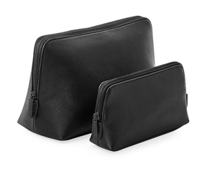 Trousse en similicuir double couche grand format personnalisable