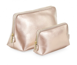 Trousse en similicuir double couche grand format personnalisable