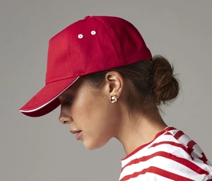 Casquette 5 panneaux bicolore - Taille réglable Rip-Strip® personnalisable