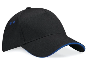 Casquette 5 panneaux bicolore - Taille réglable Rip-Strip® personnalisable