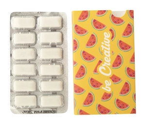 Chewing gum sans sucre - fabrication europe personnalisable